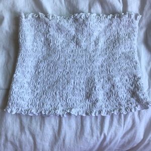Brandy Melville smocked tube top